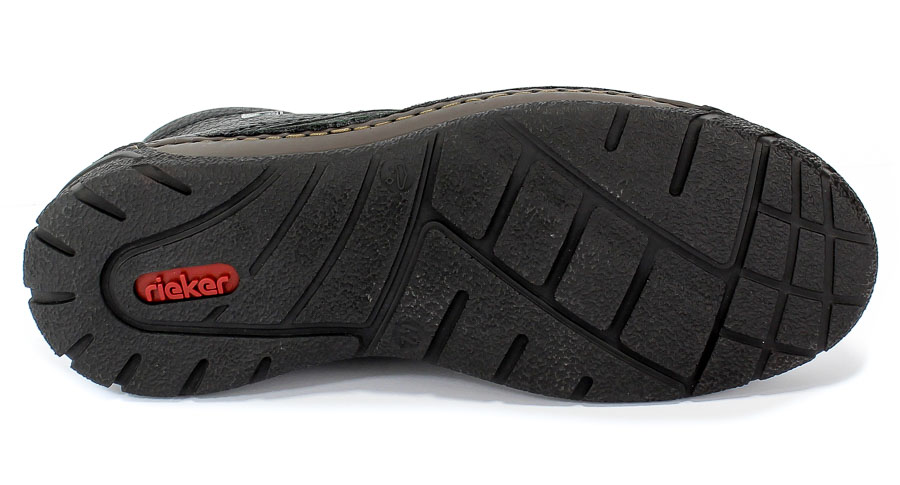 Trzewiki Rieker B0349-00 Black Czarny Skóra