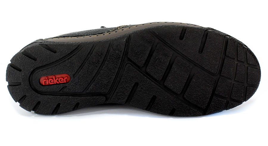 Trzewiki Rieker B0392-00 Black Czarny Skóra