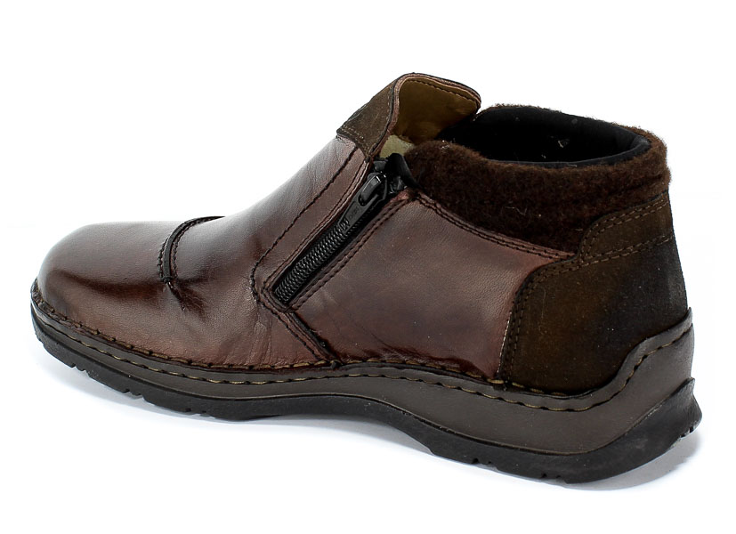 Trzewiki Rieker 05389-25 Brown Brązowy