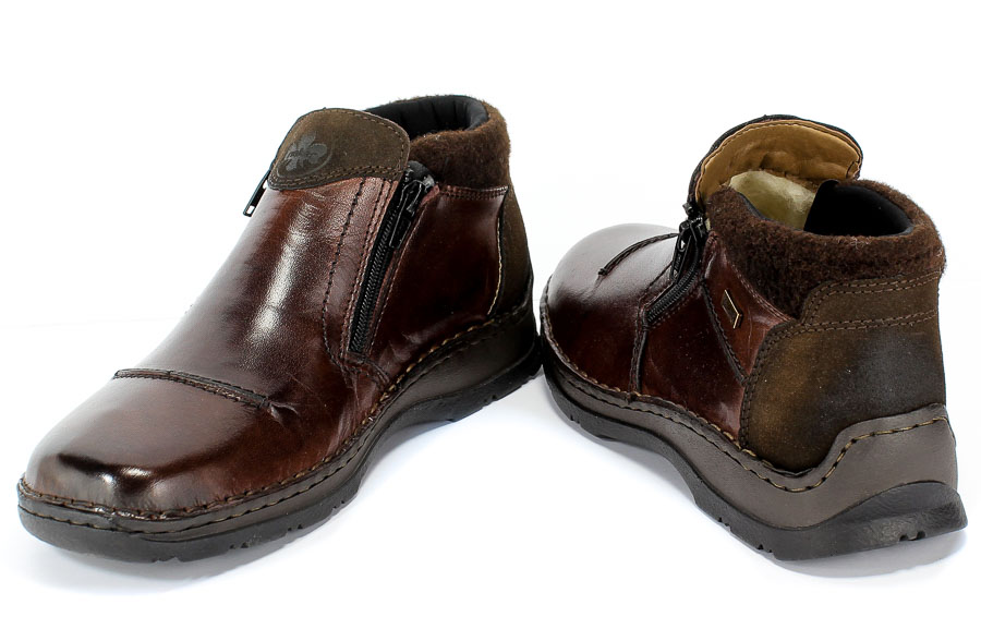 Trzewiki Rieker 05389-25 Brown Brązowy