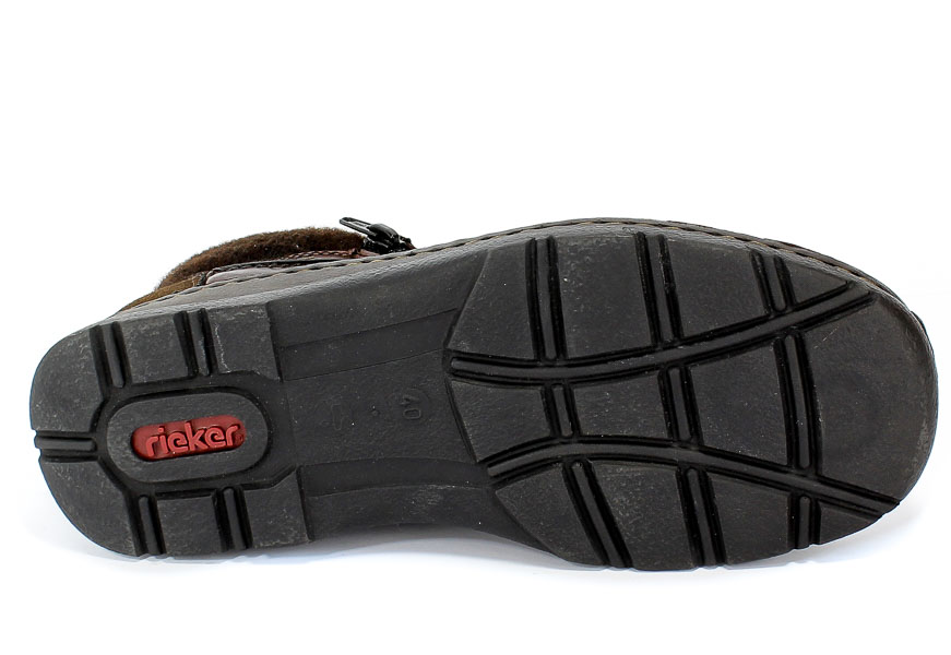 Trzewiki Rieker 05389-25 Brown Brązowy