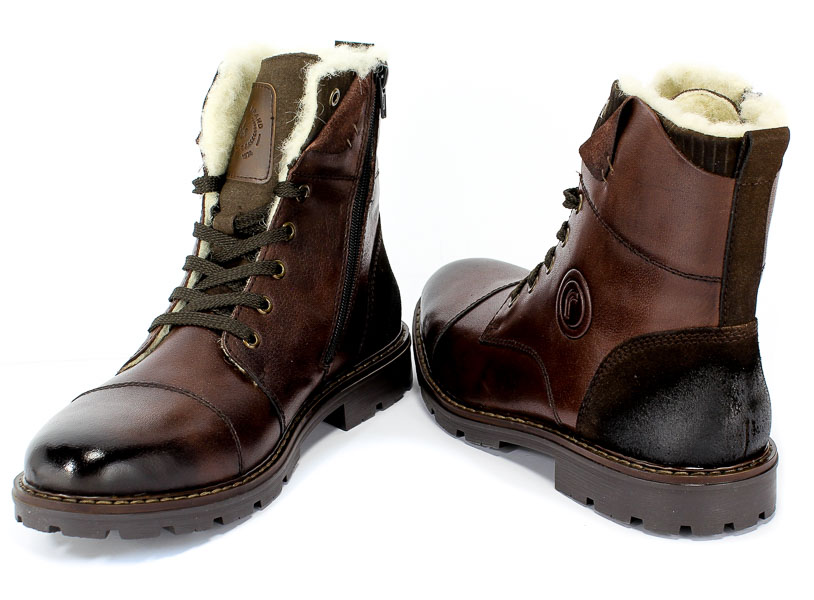 Trzewiki Rieker 32133-25 Brown Brązowy