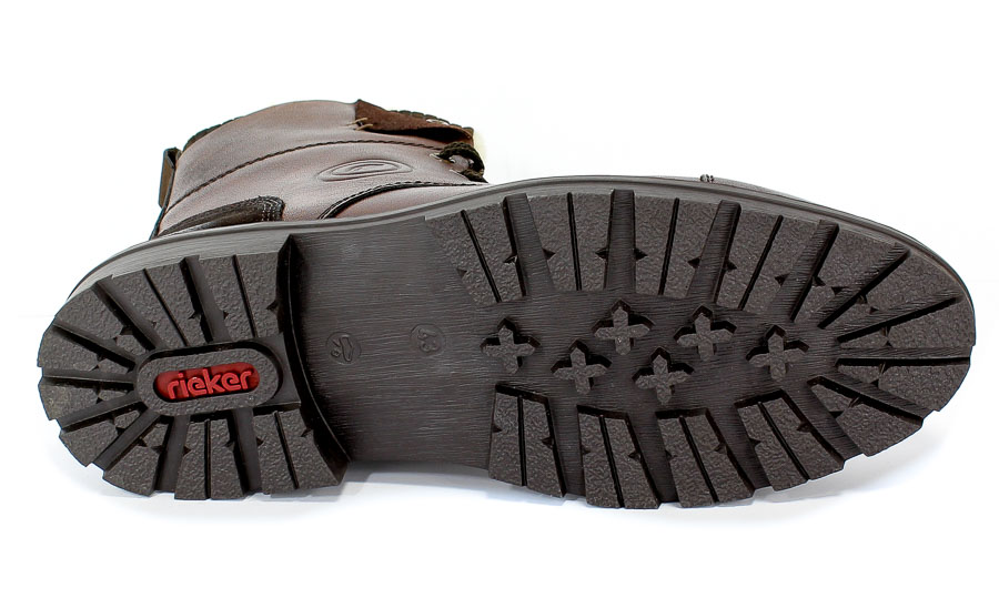 Trzewiki Rieker 32133-25 Brown Brązowy