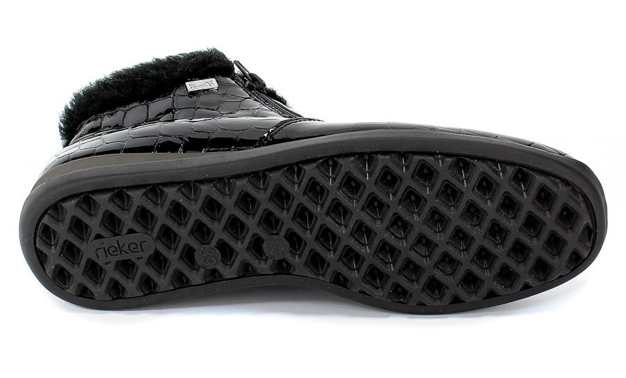 Trzewiki Rieker 44263-00 Black Czarny Skóra