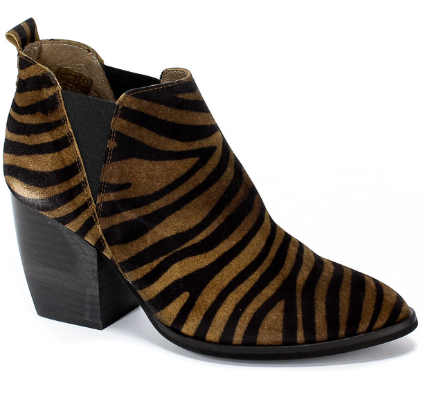 Botki Wonders M-4102 Zebrato Cuero Brązowy Skóra