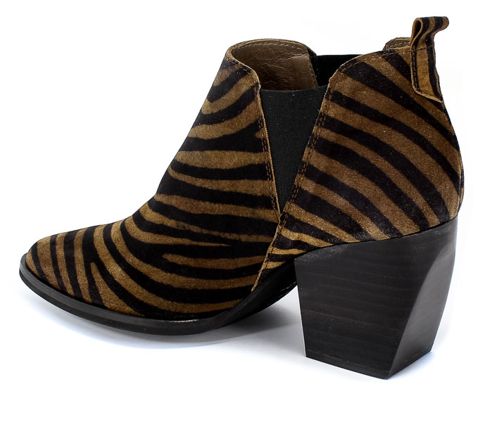 Botki Wonders M-4102 Zebrato Cuero Brązowy Skóra