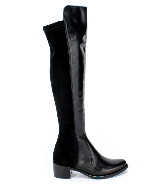 Kozaki Simen 1897A Sandro 04 Czarny Skóra