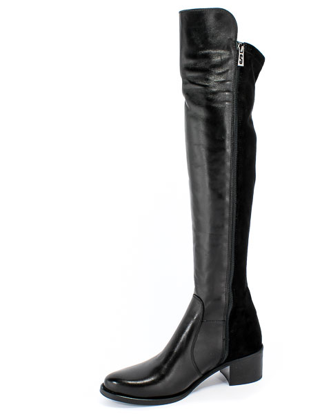 Kozaki Simen 1897A Sandro 04 Czarny Skóra