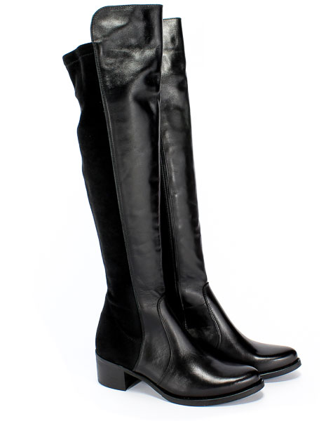 Kozaki Simen 1897A Sandro 04 Czarny Skóra