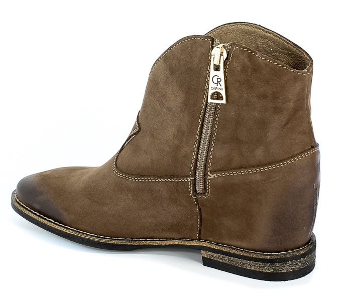 Botki Carinii B5302-O23-000-000-B89 Beż Cappucino Skóra