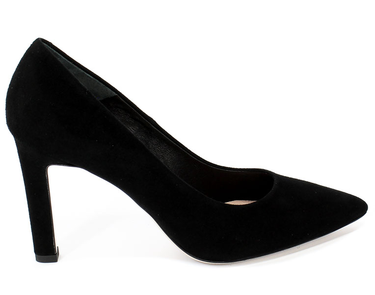 Czółenka Bravo Moda 1785 Czar.Zamsz Skóra