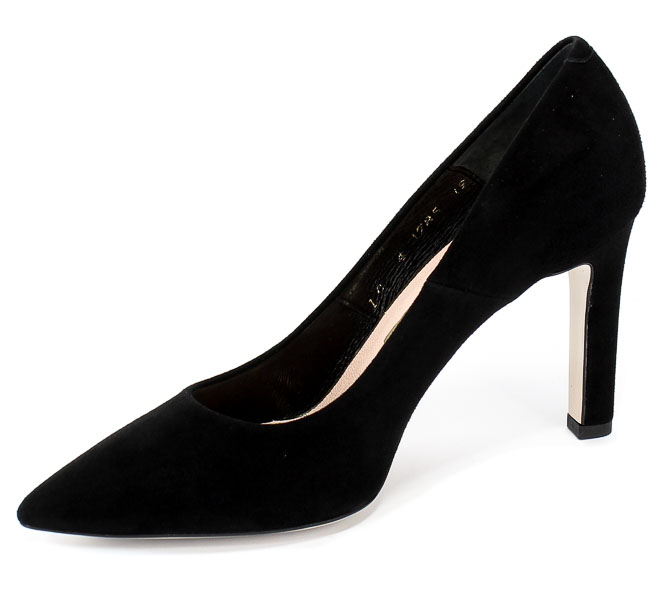 Czółenka Bravo Moda 1785 Czar.Zamsz Skóra