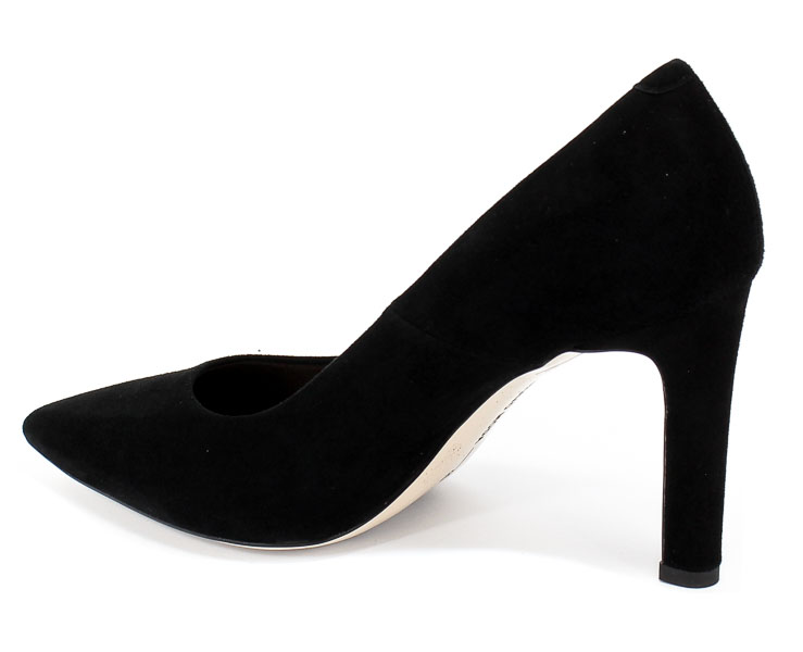 Czółenka Bravo Moda 1785 Czar.Zamsz Skóra