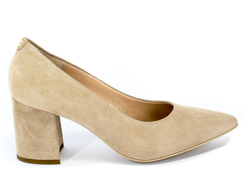 Czółenka Sala 9212 140 Beż Skóra