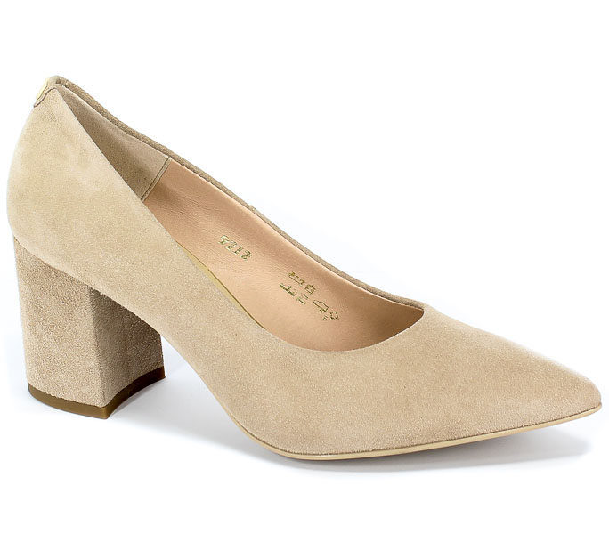 Czółenka Sala 9212 140 Beż Skóra