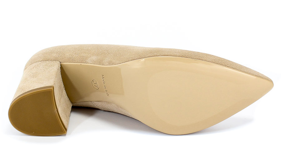 Czółenka Sala 9212 140 Beż Skóra