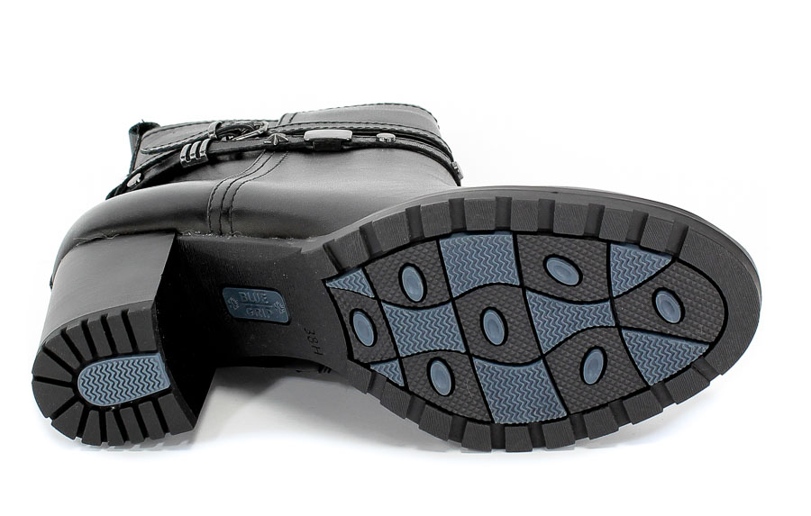 Botki Caprice 9-25431-23 022 Black Nappa Czarny Skóra