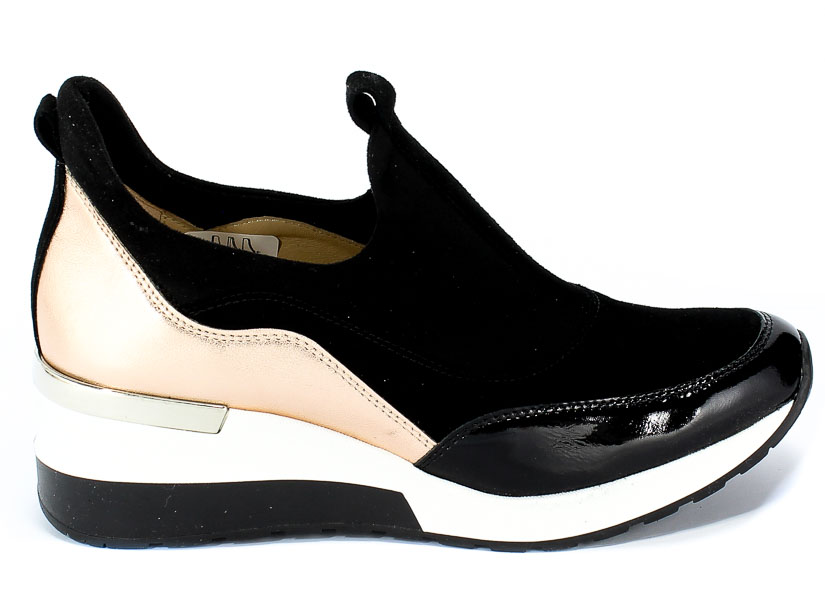 Półbuty Aga 6937/272/19/1465 Czarny Skóra