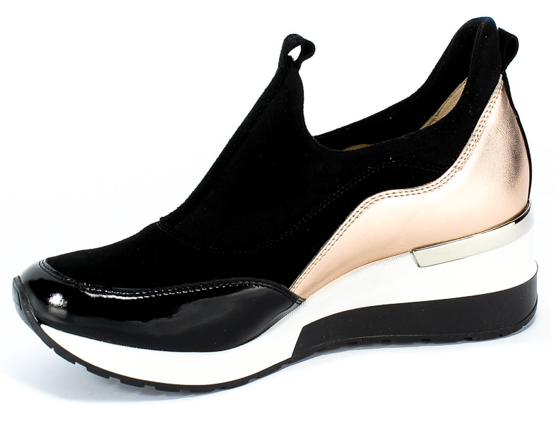 Półbuty Aga 6937/272/19/1465 Czarny Skóra