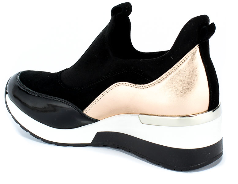 Półbuty Aga 6937/272/19/1465 Czarny Skóra