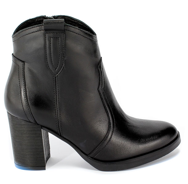 Botki Chebello 2350-002-000-MIC-S51 Czarny Skóra