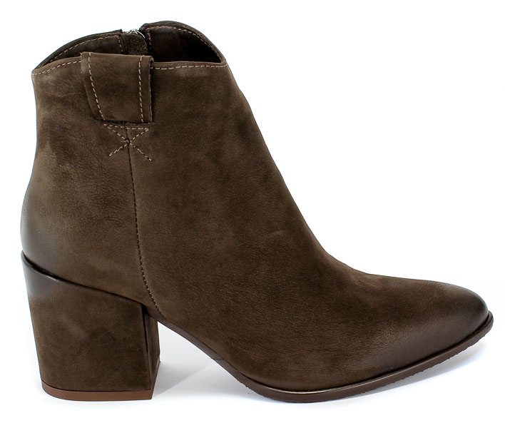 Botki Chebello 2397-156-000-MIC-S69 Brąz Skóra