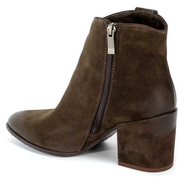 Botki Chebello 2397-156-000-MIC-S69 Brąz Skóra