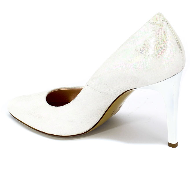 Czółenka Visconi 7250391/817 Tecza Bianco Skóra