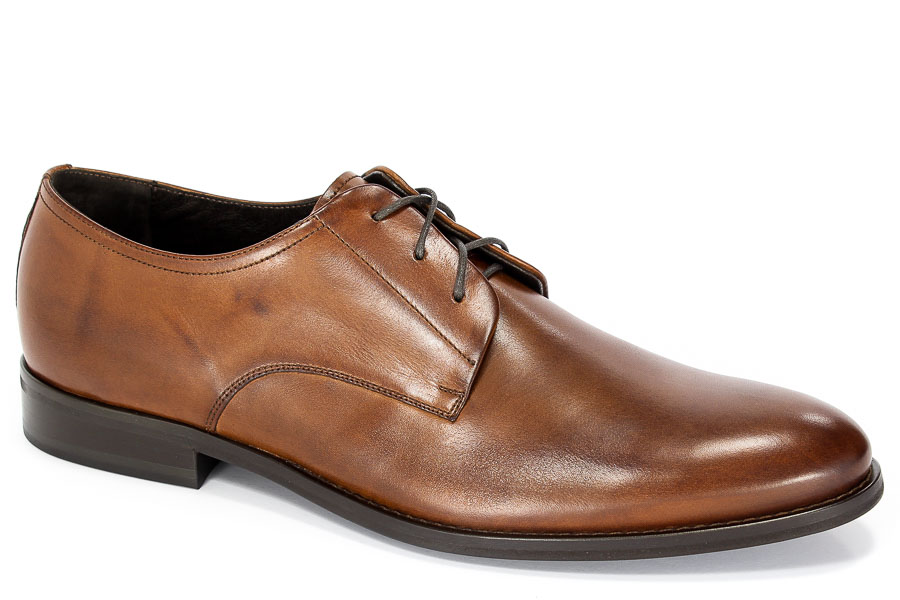 Półbuty Pilpol 1661 B158 Brąz Skóra