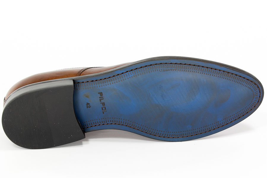 Półbuty Pilpol 1661 B158 Brąz Skóra