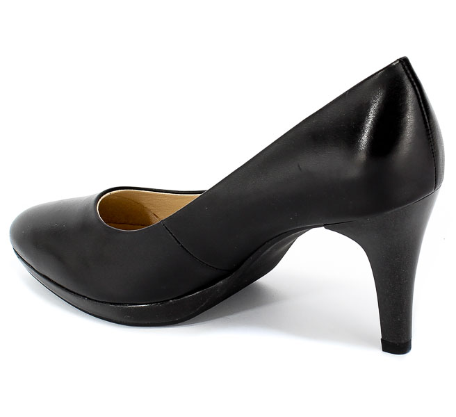 Czółenka Caprice 9-22414-24 022 Black Nappa Czarny Skóra