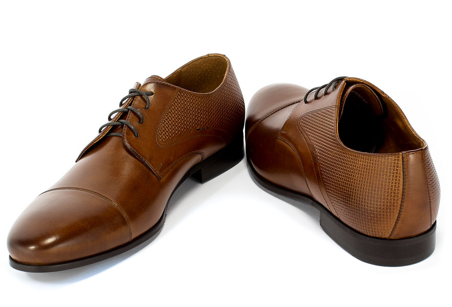 Półbuty Pilpol PW100 B158 Brązowy Skóra