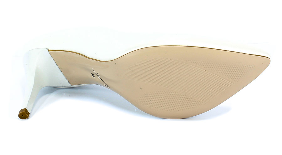Czółenka Visconi 7415712/876 Perla Bianco Skóra