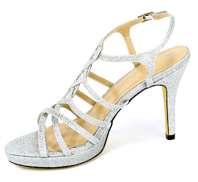Sandały Menbur 06829 0009 Plata/Silver Srebrny