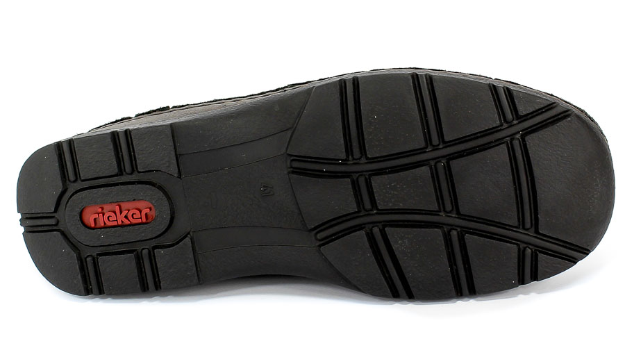 Półbuty Rieker 05352-03 Black Czarny Skóra