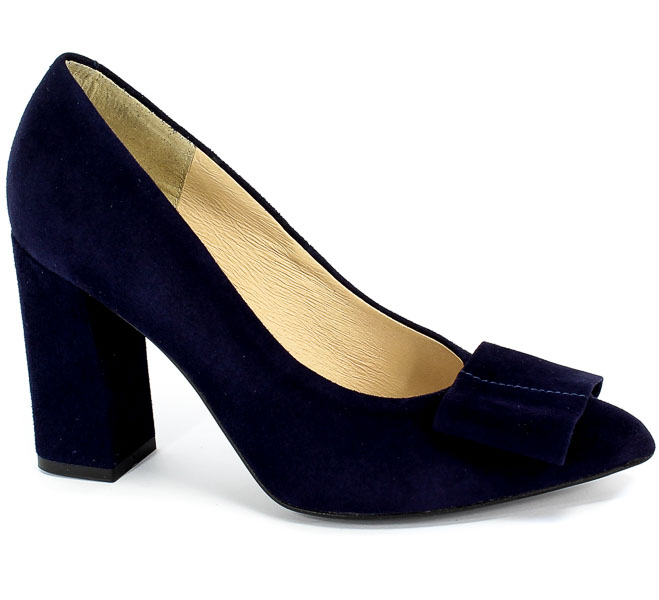 Czółenka Tomex 1626 Granat Z Skóra