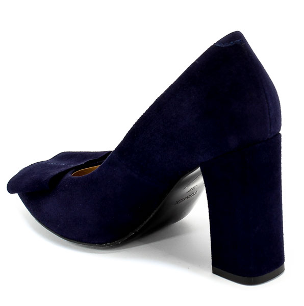 Czółenka Tomex 1626 Granat Z Skóra