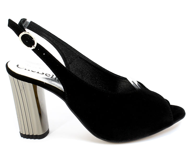 Sandały Chebello 2181-037-000-PSK-S21 Czarny Skóra