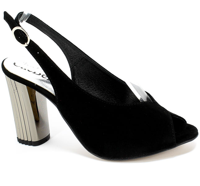 Sandały Chebello 2181-037-000-PSK-S21 Czarny Skóra