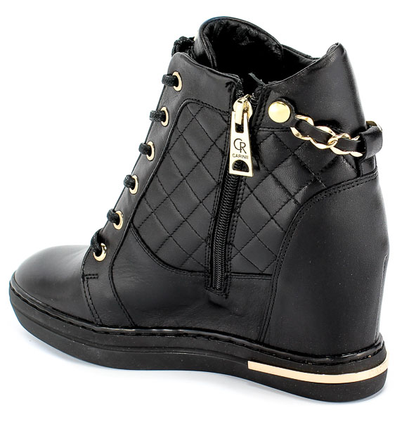 Sneakersy Carinii B5385-E50-000-000-B88 Czarny