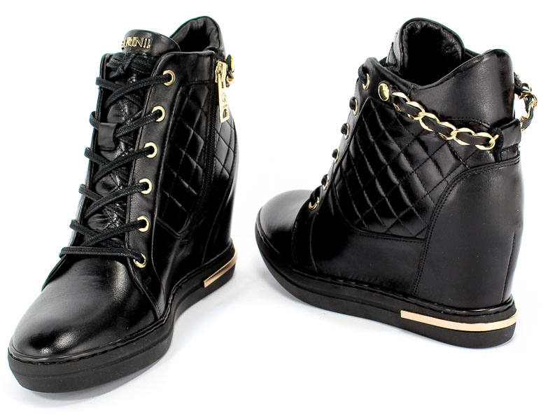 Sneakersy Carinii B5385-E50-000-000-B88 Czarny