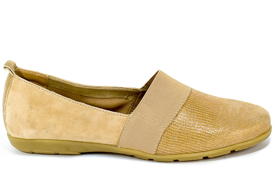 Półbuty Caprice 9-24650-24 435 Beige Rept.Com Beż Skóra