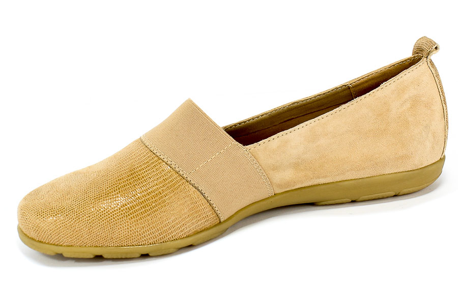 Półbuty Caprice 9-24650-24 435 Beige Rept.Com Beż Skóra