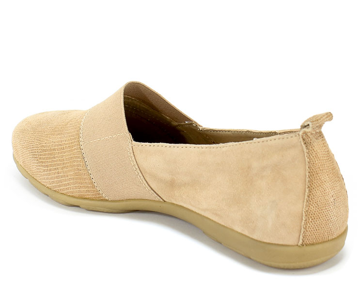 Półbuty Caprice 9-24650-24 435 Beige Rept.Com Beż Skóra
