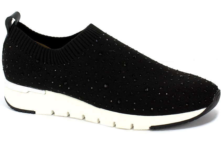 Półbuty Caprice 9-24702-24 035 Black Knit Czarny