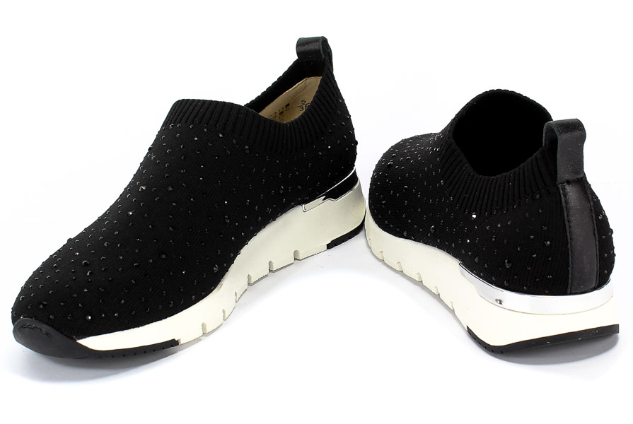 Półbuty Caprice 9-24702-24 035 Black Knit Czarny