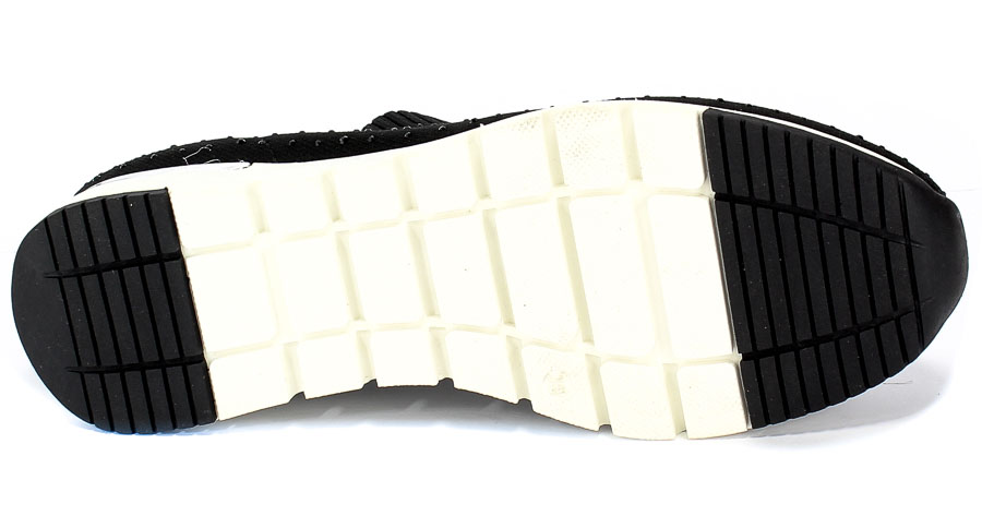 Półbuty Caprice 9-24702-24 035 Black Knit Czarny