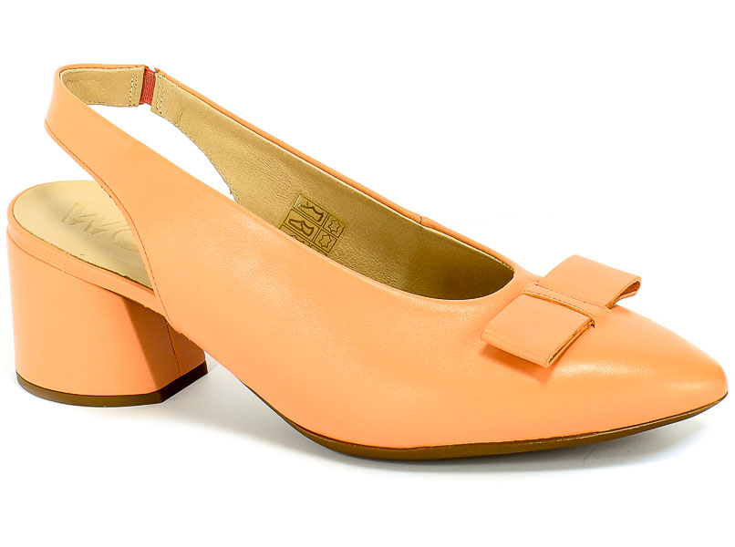 Sandały Wonders I-8003 Iseo V Salmon Różowy Skóra