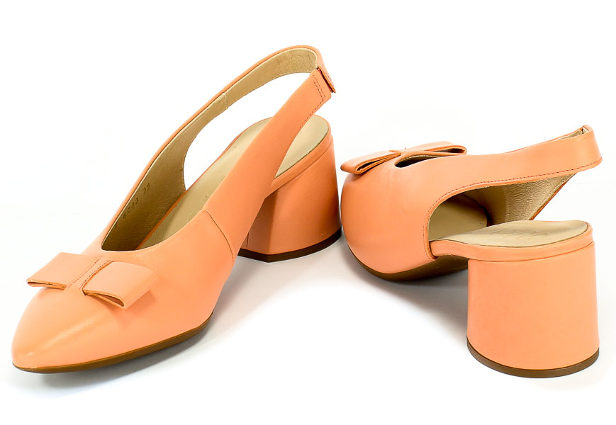 Sandały Wonders I-8003 Iseo V Salmon Różowy Skóra