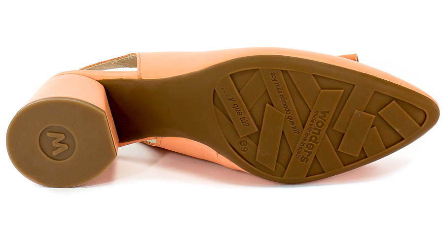 Sandały Wonders I-8003 Iseo V Salmon Różowy Skóra